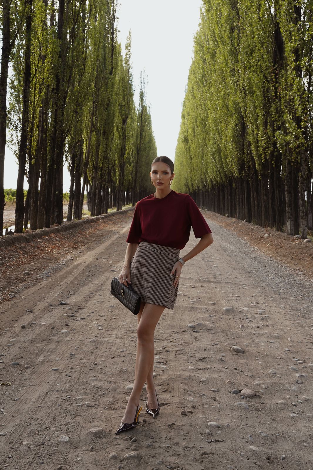 T-shirt com  ombreira