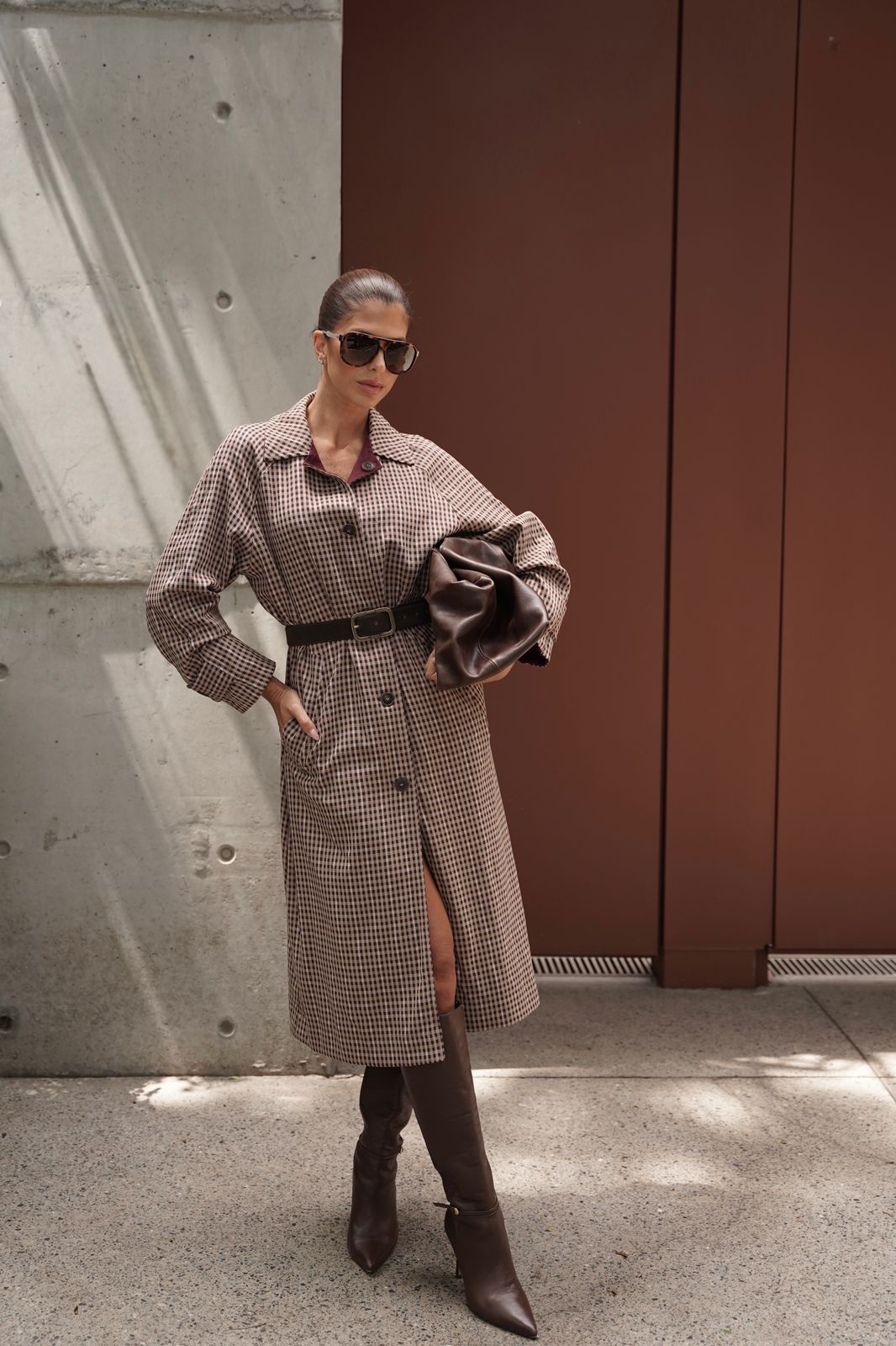 Trench Coat Alfaiataria de Viscose Dupla Face