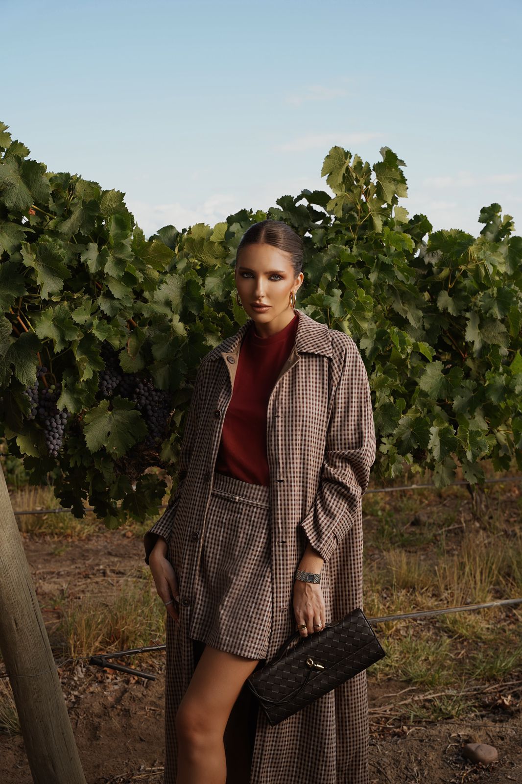 Trench Coat Alfaiataria de Viscose Dupla Face