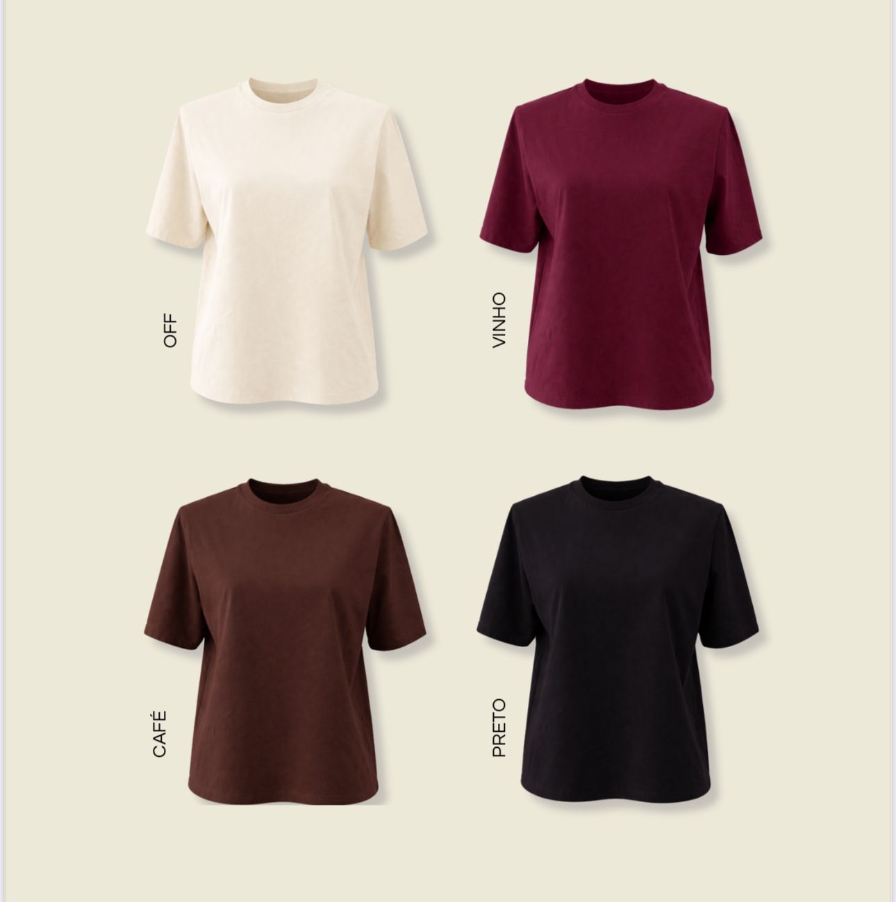 T-shirt com  ombreira