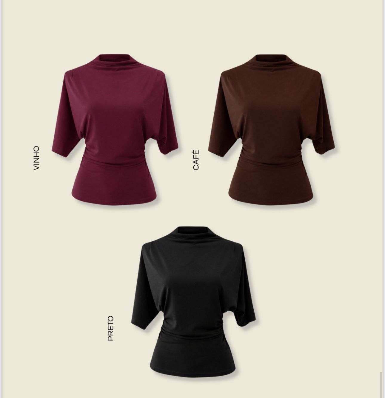 T-shirt com  ombreira