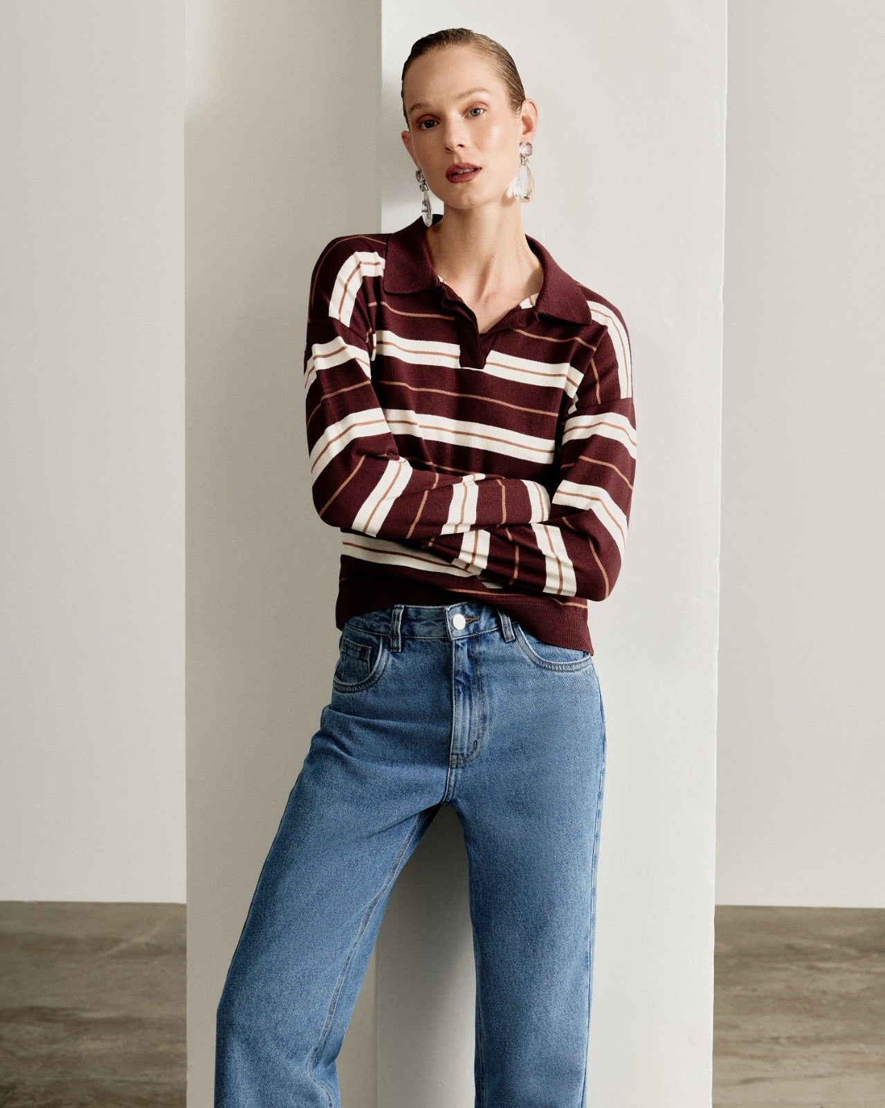 TRICÔ POLO LISTRADA