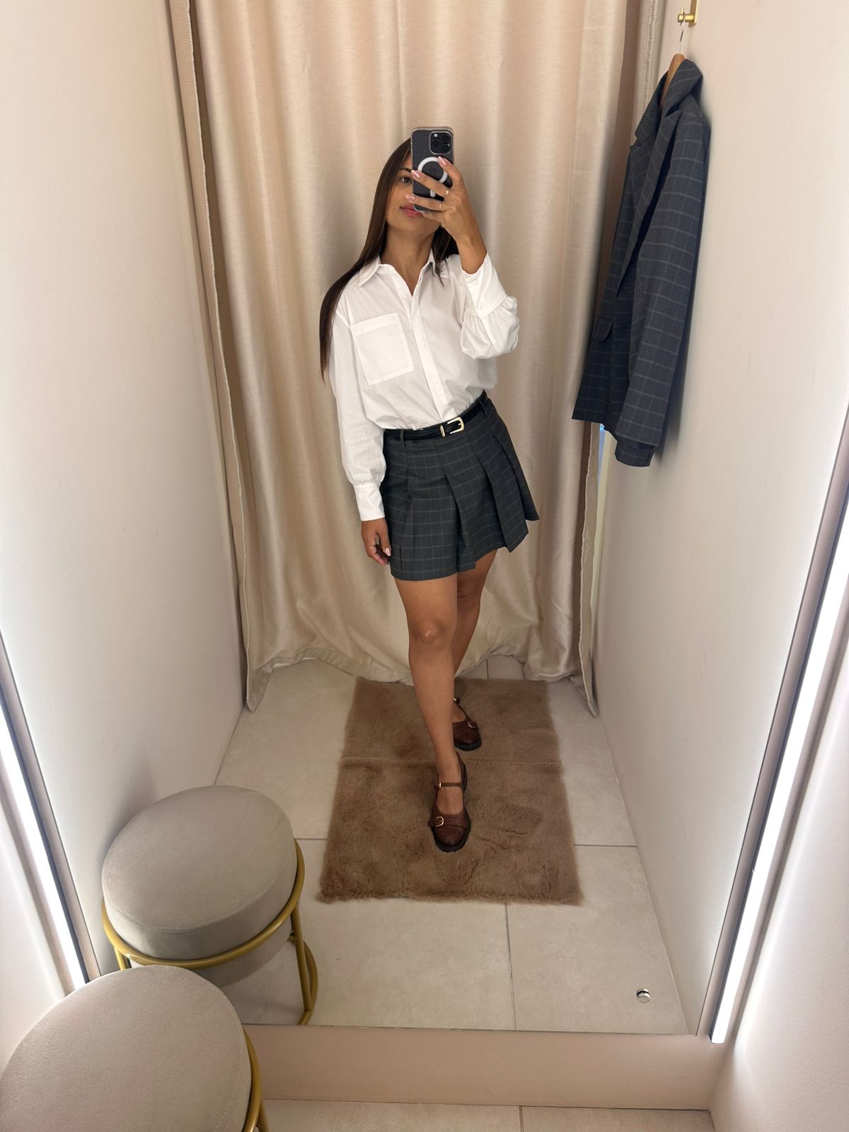 Shorts risca de giz Amelia